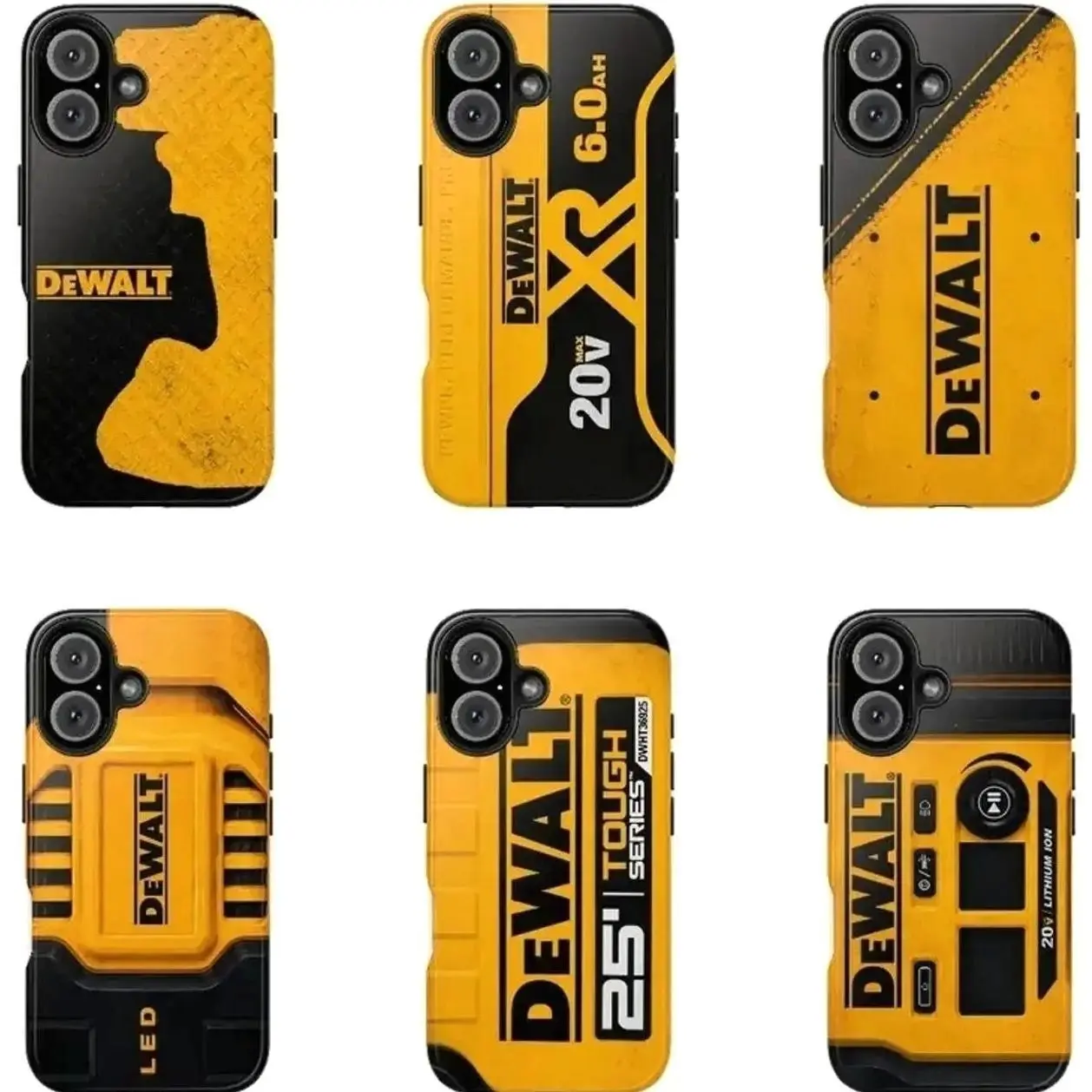 DE//W4LT Homeware Tools Phone Case, Compatible with iPhone X, 11, 12, 13, 14, 15, 16, 17 & more