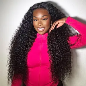 【NEW IN】FORGIRL FOREVER 13x6 Kinky Curly Lace Front Wig Human Hair 180% Density HD Transparent Lace Frontal Wigs For Women Pre Plucked Afro Kinky Curly Wigs #TikTokShopBacktoSchool