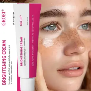 Multifunctional Brightening Hydrating Moisturizing Moisturizer Cream with 7% Hawthorn Fruit, Hyaluronic Acid, Bearberry, Glutathione, Alcohol-Free, Hydrate, Smooth, Suitable for All Skin Types, Radiance, Moisture, Sensitive