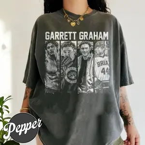 Retro 90s #Briarrr Uni #GarrettGrahamm Shirt, Comfort Colors Hockey Romance Tee, Vintage Campus Fan Apparel NW0GJ