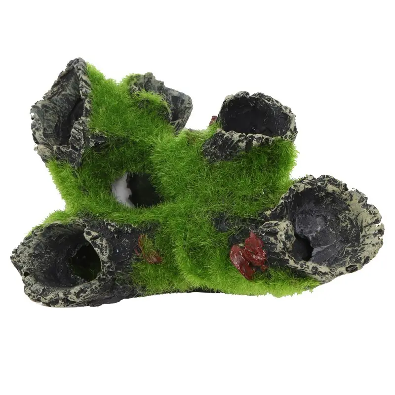 1PC Breeding Hiding Cave Simulation Shrimp Cave House Decorative Props Tree House Shelter Crafts Arts for Aquarium Landscaping Fish Tank Decorations