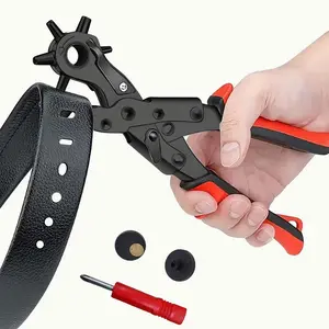 Mini Hole Punch Plier, Multipurpose Small Hole Punch Plier, Household Belt Strap Hole Puncher, Specialty Hand Tools for Home Use, Heavy Duty, DIY Tools
