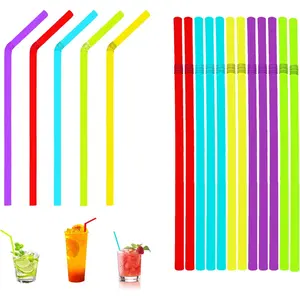 Sugarcane Straws 100 count Biodegradable Drink Straw 7.8'' Disposable Compostable Colorful Straws for Hot Cold Drinks Beverages Coffee  Juice  Favor, The Beach Party Decoration Supplies
