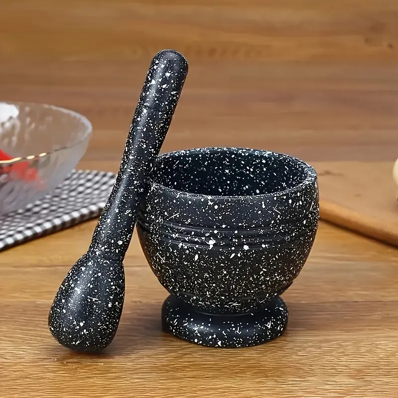 2 pieces, durable PP manual garlic press and spice grinder - Perfect for mashing herbs and spices, ideal for both home cooking and restaurant use. Garlic press, pepper and salt grinder, Kitchen, Kitchenware, Kitchen Gadgets