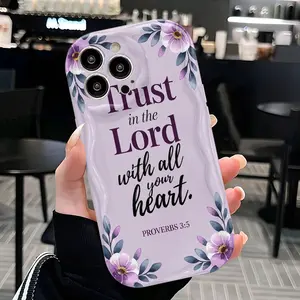 Bible verses are suitable for iPhone cases, faith-themed protective cases, durable and shockproof cases, compatible with iPhone 17/16/15/14/13/12/11/X/XS/XSMAX, shockproof and durable, stylish design, trendy, high-end protective cases, Cover, Accessories,