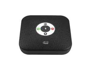Adesso 360° Conference Call Bluetooth/Wired Speaker with Microphone and USB 3.0 Hubs - USB - Microphone - Battery