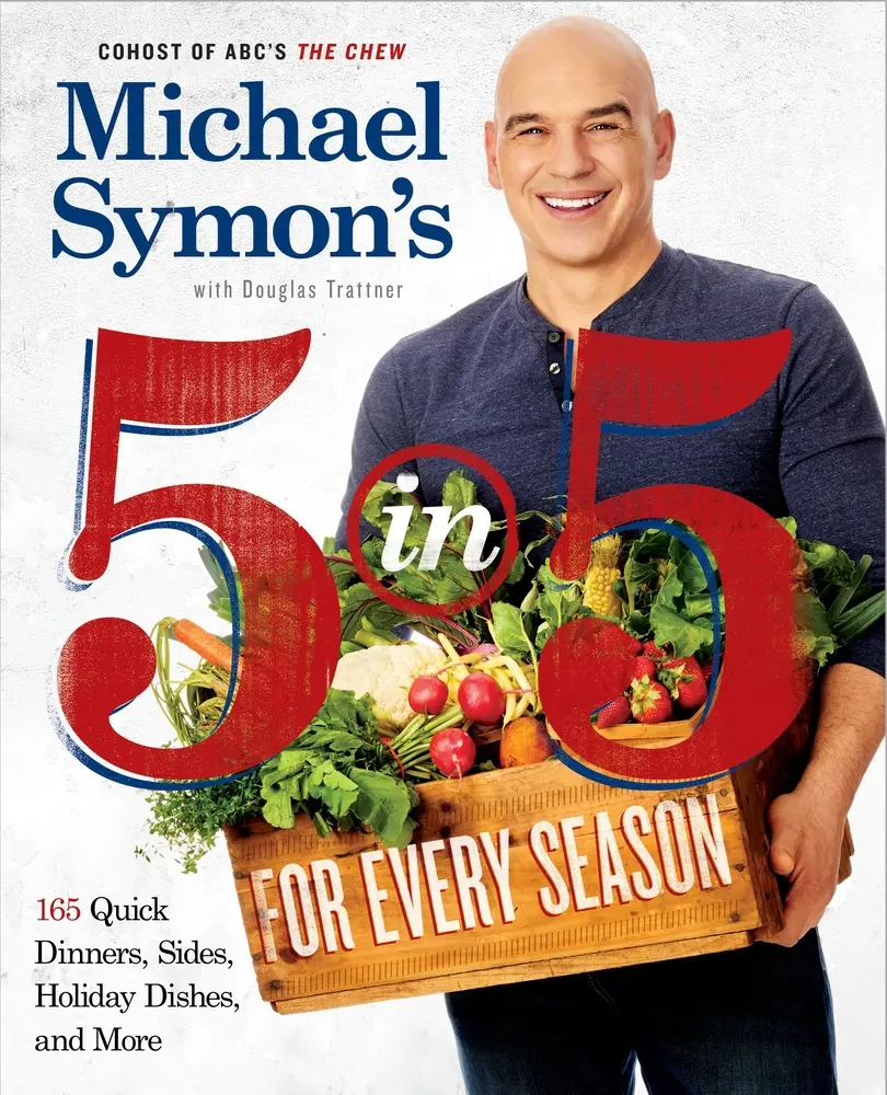 USED Book - Michael Symon's 5 in 5 for Every Season: 165 Quick Dinners, Sides, Holiday Dishes, and More: A Cookbook by Symon, Michael (Paperback) - english