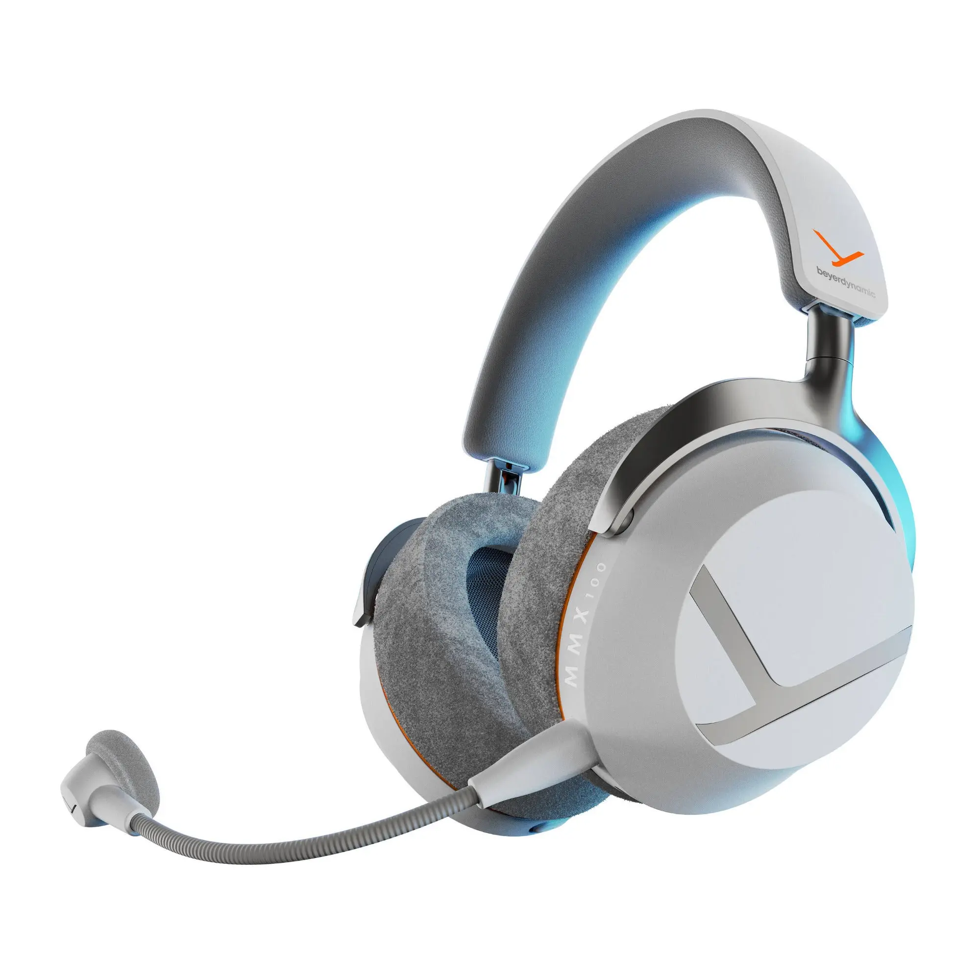 Beyerdynamic MMX 100 Wireless Gaming Headset, Bluetooth 6.0, Low Latency, Velour Foam Cushions (Arctic White)