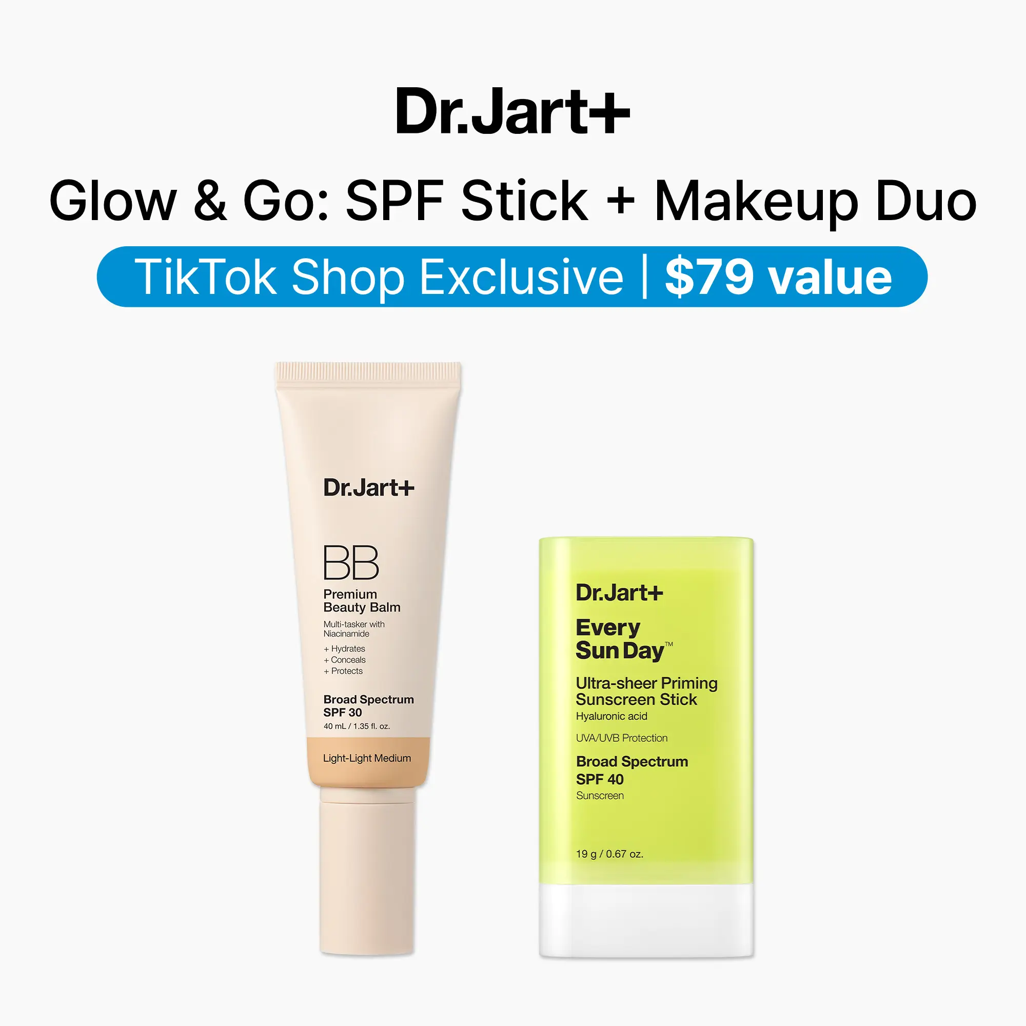 Dr.Jart+ Glow & Go: SPF Stick + Makeup Duo