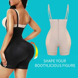 Fitforma Women's one-piece sexy shapewear with zipper, tight fitting beautiful body, belly tightening and hip lifting pants Womenswear Underwear Compression Lady