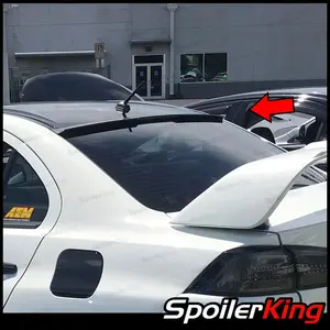Mitsubishi Lancer Evolution 2008-2015 Rear Window Roof Spoiler w/ Center Cut (818RC)