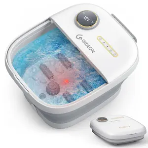 Gideon Luxury Therapeutic Foot Spa Massager With Heated Bubbles