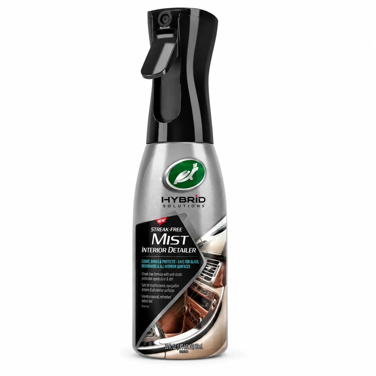 Turtle Wax Hybrid Solutions Streak-Free Mist Interior Detailer – Interior Cleaner & Protectant
