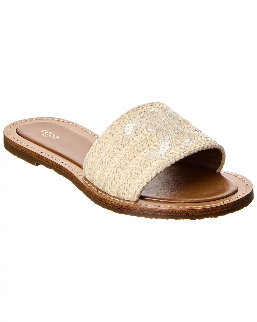 CELINE Lympia Canvas Sandal