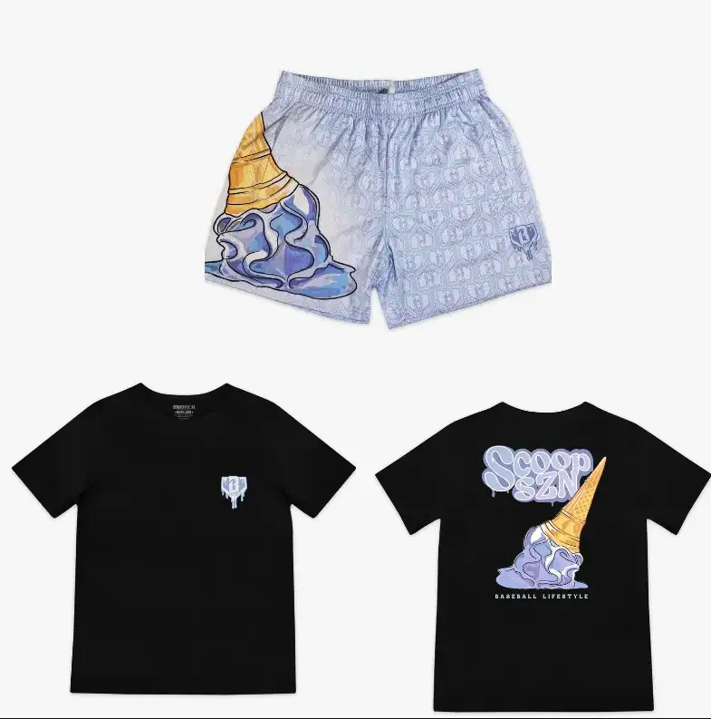 Baseball Lifestyle 101 Scoop SZN Tee & Short