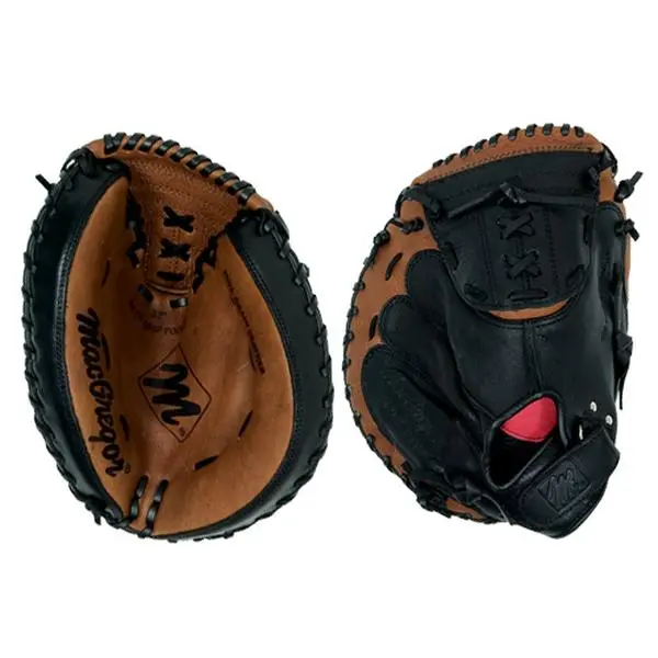 MacGregor Youth Series Catcher's Mitt - RHT, Deep Grip Pocket, Scoop Toe Design, Fits Left Hand, Baseball, Full Grain, Pre-Oiled, Left Hand Fit, Right Throw