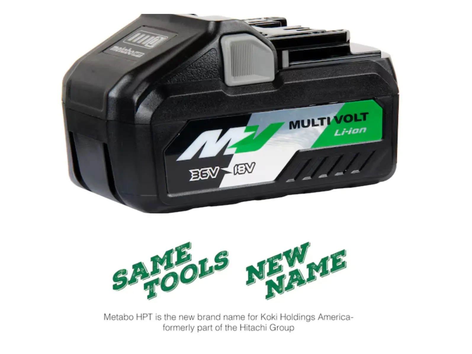 Metabo HPT MultiVolt 36-V Lithium Ion Replacement Cordless Tool Battery (4 Ah), BSL36B18