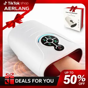 AERLANG Hand Massager, Mother's Day Gifts for Mom Birthday Gifts for Women Hand Massage Machine with Heat and Compression Cordless Electric Hand Massager for Soothing Relief of Arthritis and Carpal Tunnel Discomfort