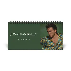 Jonathan Bailey 2025 Desk Calendarm, Bridgerton Anthony Calendar, Kate & Anthony Romance Fellow Travelers, Wicked Gift Wicked