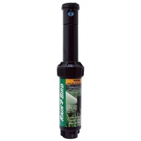 212 MAIN Rainbird 42SA Heavy-Duty Closed-Case Adjustable Rotor Sprinkler - 7.5x2.5x2.5 inches (Height: 2.5 in), Grit Proof Bearing, Heavy-Duty Retract Spring, Full and Part Circle Coverage