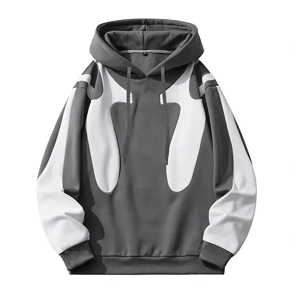 Stop searching! Your autumn-winter spotlight hoodie is here~ Fleece-lined for warmth + unique color-blocking, just slip it on and you’ll be a street-style cool kid Menswear Stylish tiktok shop deals