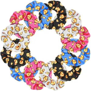 L-HDW074  20 Pieces Softball Scrunchies Gifts for Girls Softball Party Favors Hair Ties Bulk Hair Accessories for Girls Women Goodie Bags Favors