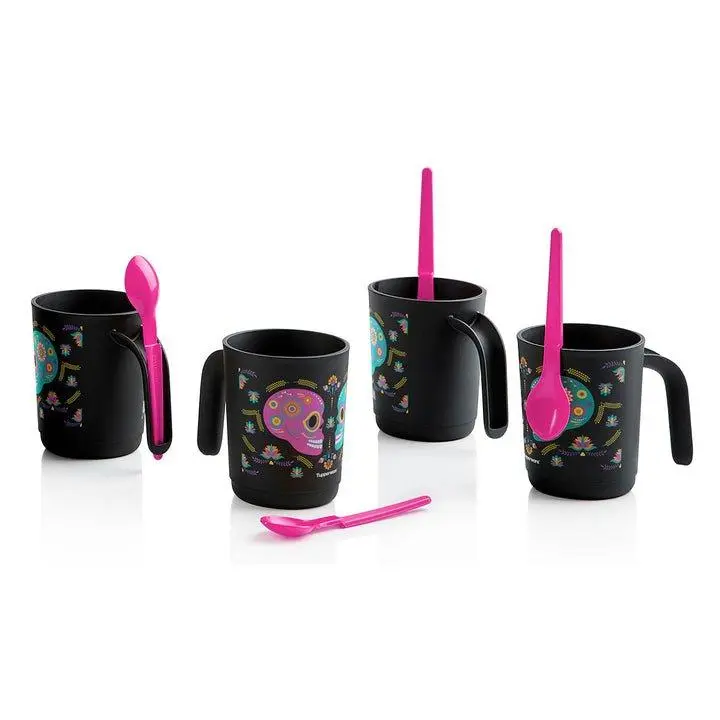 Tupperware Mug Sets BPA-Free Material for Hot Cold Drinks and Parties