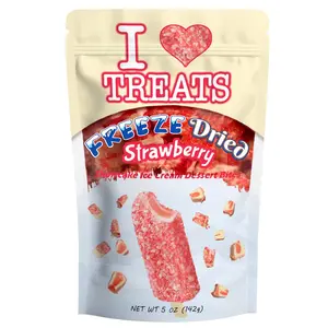 Freeze Dried Strawberry Shortcake Bites - Sweet Snack Candy - Crunchy Texture -