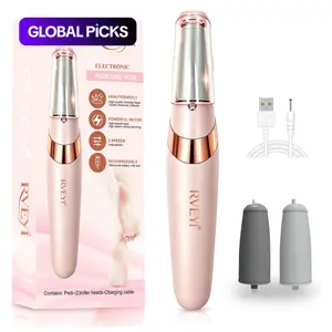Rechargeable Electric Foot Callus Remover, 2 Adjustable Levels Foot File, Electronic Foot File with Washable Grinding Head & Led Light, Cordless Nail File, Professional Pedicure Tool, Body Care Products, Foot Dead Skin Remover, DIY Manicure #GLOBAL PICKS