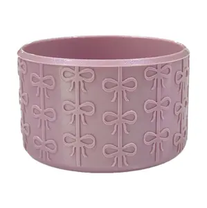 NotYourBarbiePink Shimmer Silicone boot for Tumblers