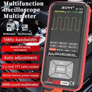Zoyi ZT-701 High Precision Large Screen Oscilloscope Digital Smart Portable Multimeter Burn-Proof Tester Auto Ranging Voltmeter