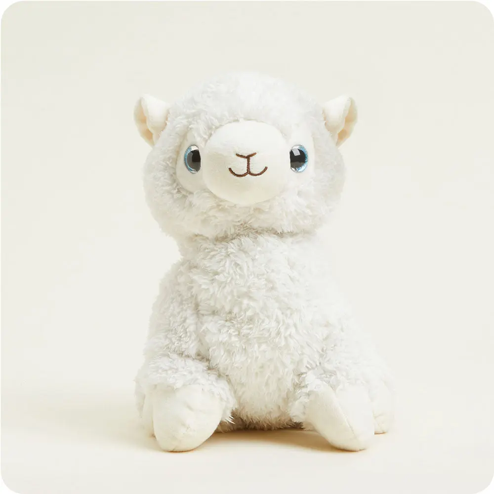 White Llama Warmies - Heatable, Chillable, and Weighted Plush
