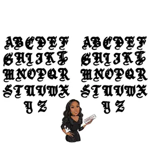 Old English Nail Stencils