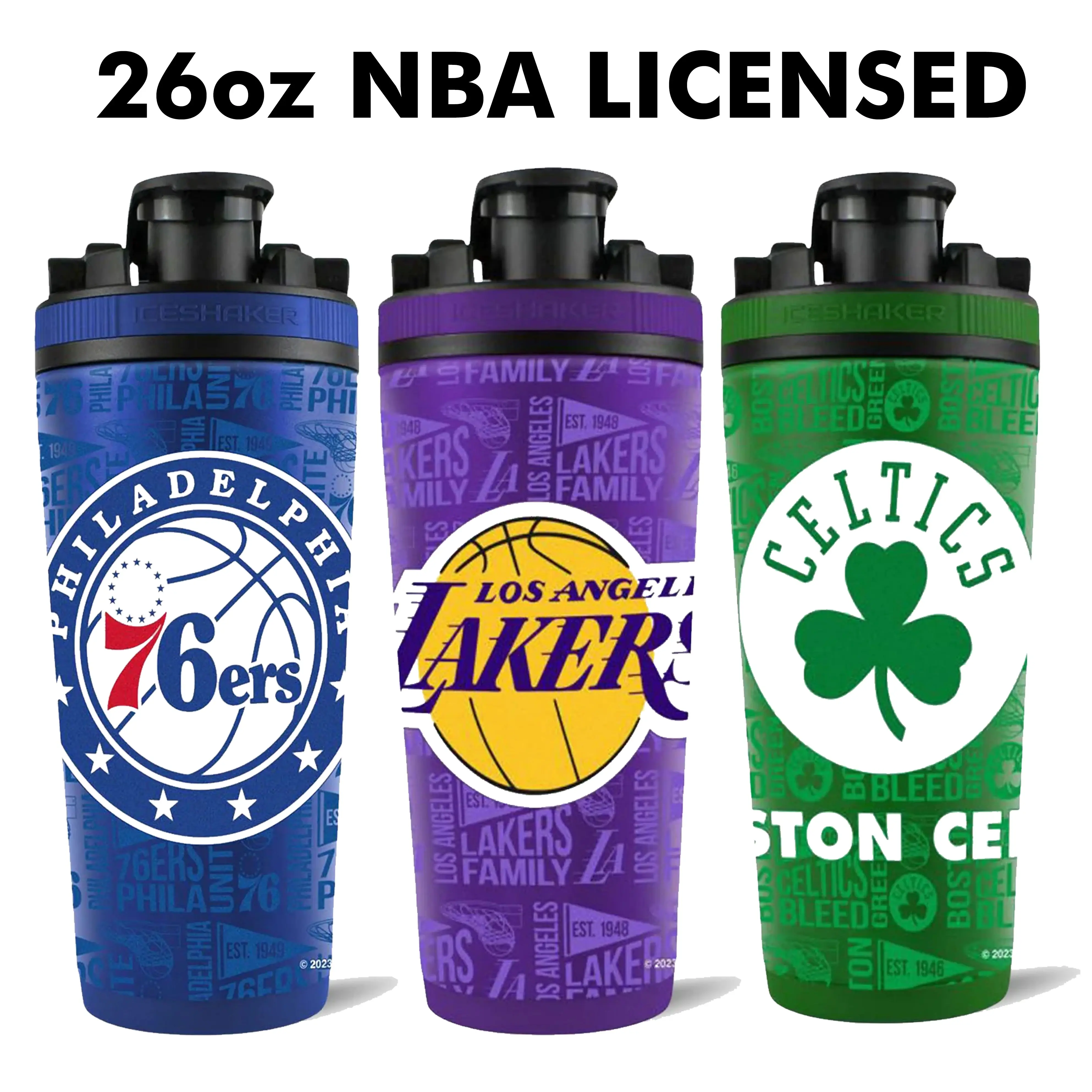 Officially Licensed NBA 4D 26oz Ice Shakers