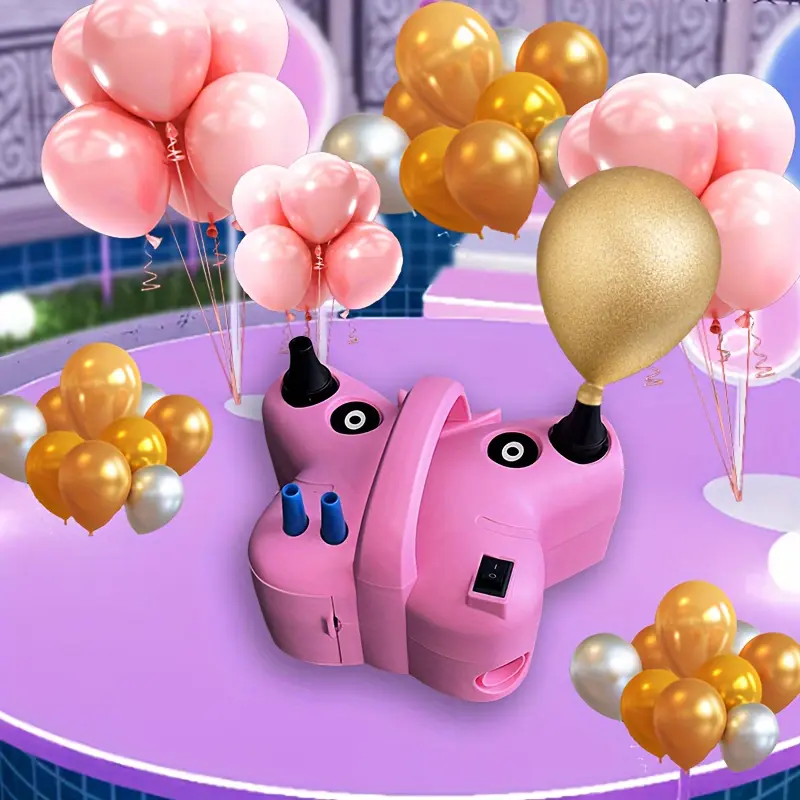 Automatic Electric Plastic Balloon Filling Pump, Home & Festive Party Supplies for Wedding Balloon Decor with Inflator Accessories