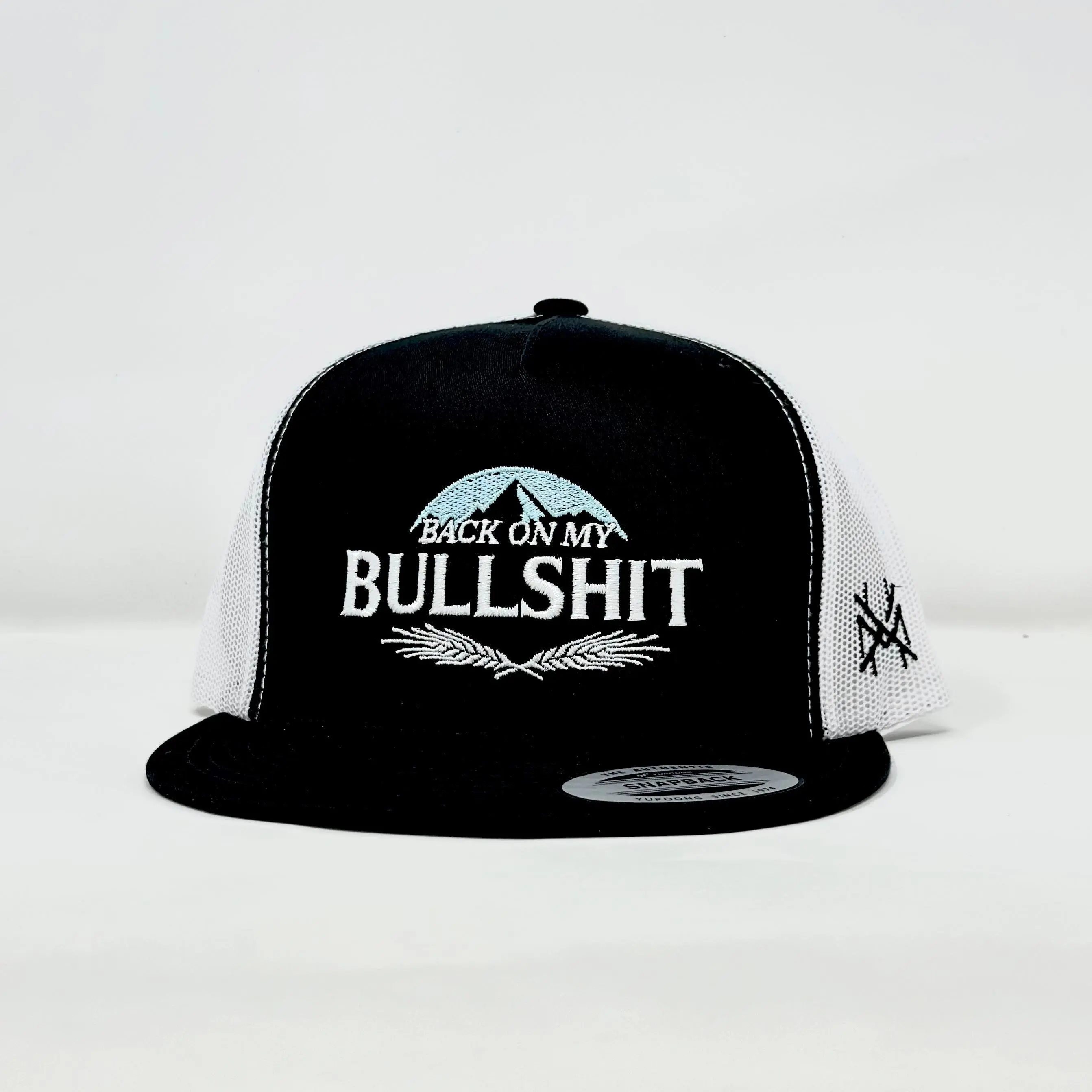 Back on my Bullshit Embroidered Trucker Hat Back on my Bullshit Embroidered Trucker Hat