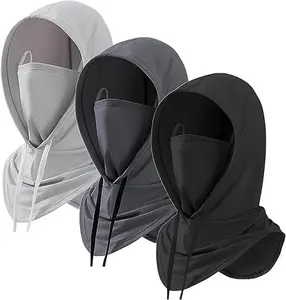3 Pack Balaclava Sun UV Protection Hood Breathable Full Head Mask Face Cover for Men Women Motorcycle Cycling Fishing
