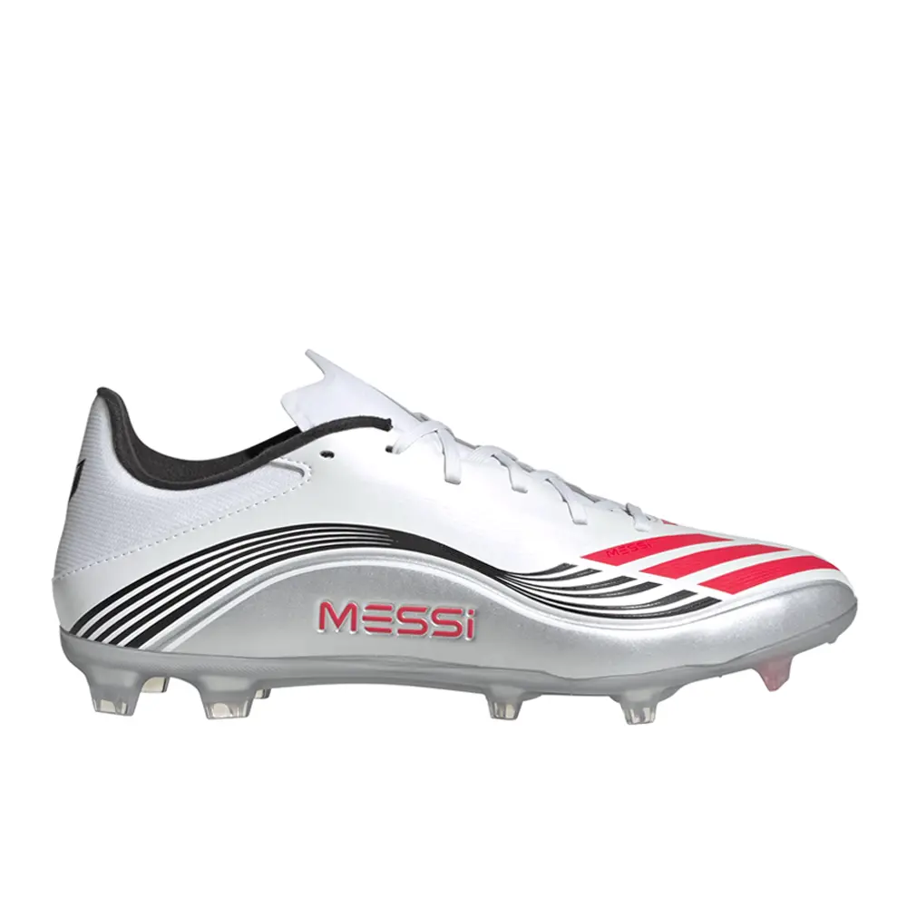 adidas Mens F50 Messi League FirmMulti-Ground Soccer Cleats  - White