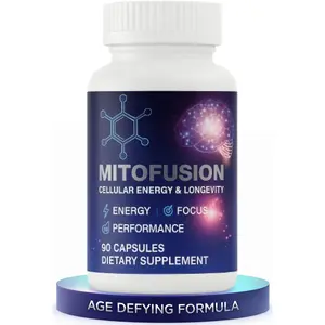 MitoFusion Complete Anti Aging NAD+ and Mitochondria Support Formula with 500mg Nicotinomide Riboside, 250mg Urolithin A, 25mg PQQ, 50mg Apigenin. Energy | Focus | Longevity | Performance | Recovery