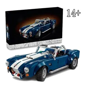 2026 New Technology 10357 Shelby Cobra Sports Car Mechanical Kit, Model Car Assembly Building Blocks, Adult Toy Gifts, Collectible