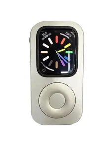 Apple Watch iPod Case Magnetic Click Wheel Protective Cover - Matte Silver Shockproof Full Coverage Retro Style Case