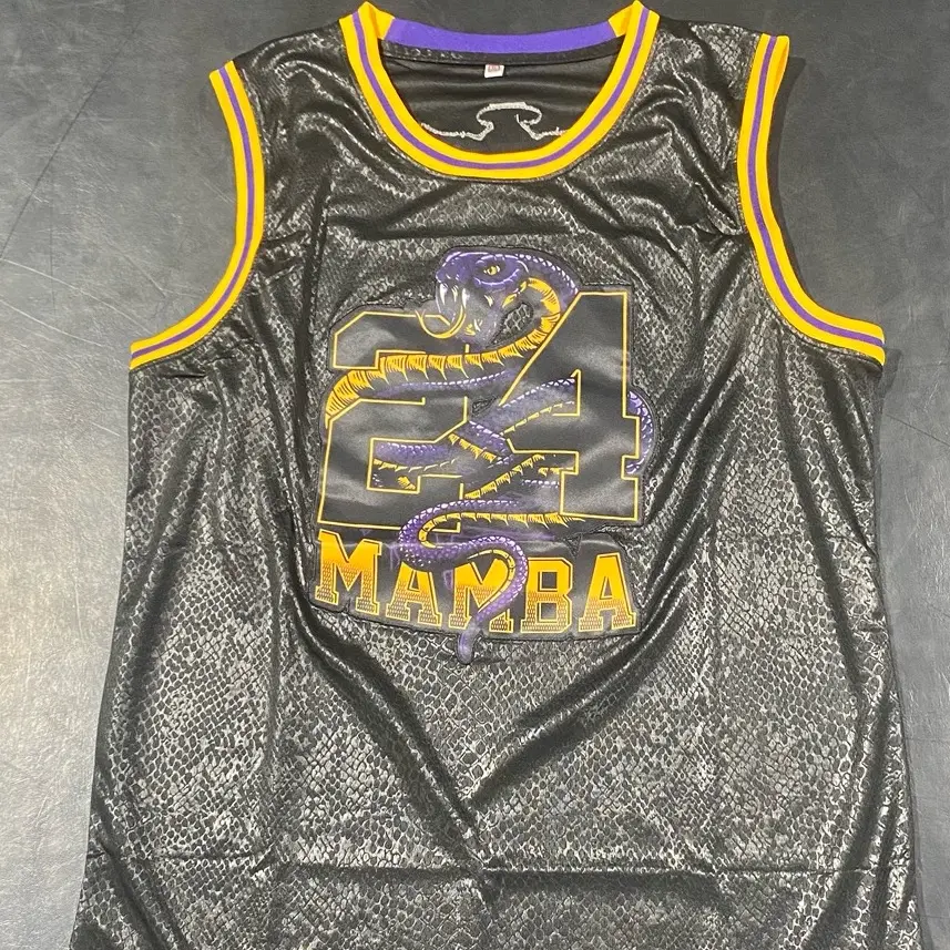 Kobe Black Mamba City Angels #24 Unisex Sleeveless Compression Jersey