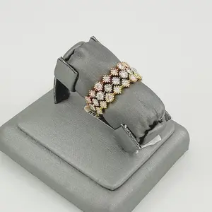 14KT Just the Rose Gold Diamond Ring 0.45CT -Multi-Shape Design Comfort Fit Size 6 1/2 Modern Timeless Jewelry