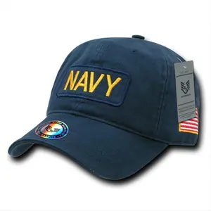 212 MAIN Rapid Dominance Dual Flag Raid Cap - Navy, Embroidered Patches, Heavy-Duty Use, Pre-Curved Bill, 6-Panel Shape, Unstructured Cap