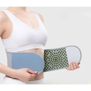 Unisex Heating Waist Support Belt with Premium Herbal Wormwood Filling Warm Abdominal Wrap for Adults Elderly Outdoor Home Winter Care Accessory