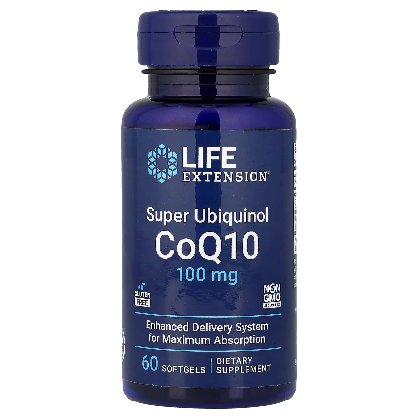 Life Extension Super Ubiquinol CoQ10, 100 mg, 60 Softgels