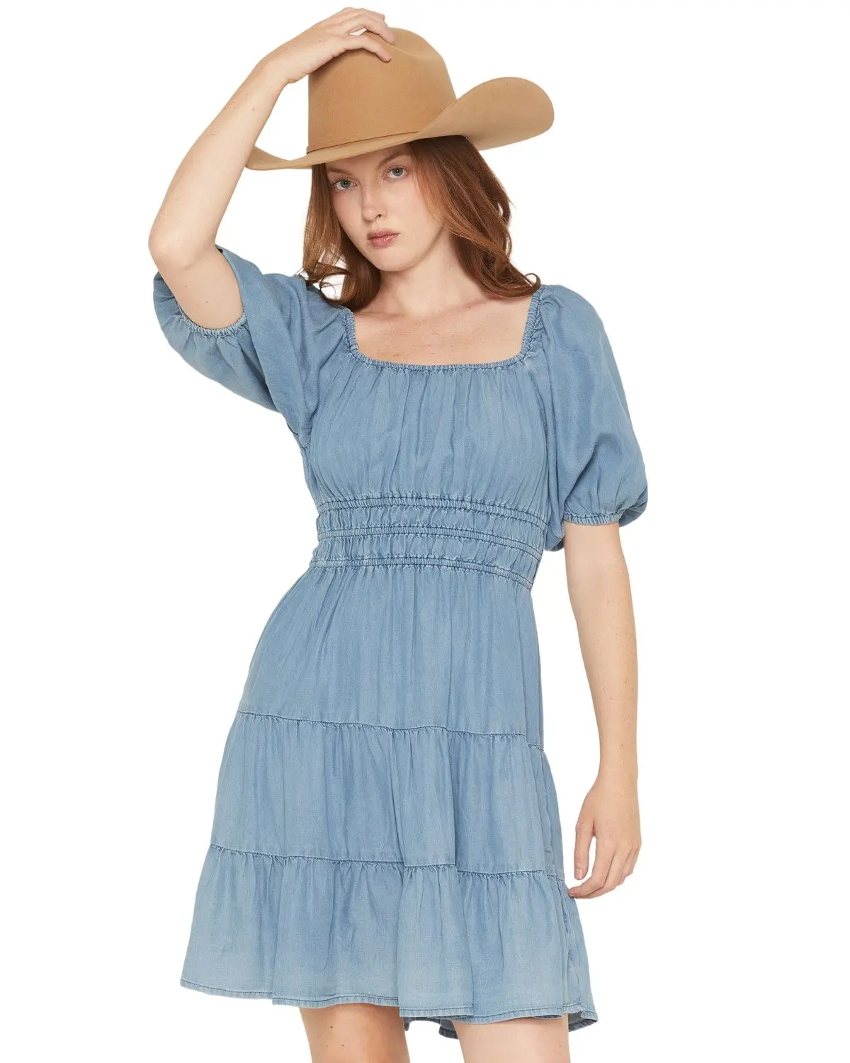Ariat Women's Women'S Juliet Tiered Short Sleeve Mini Dress - 10071132