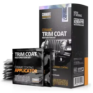 Trim Coat Restoration Kit with Applicator and Wipes for Longest Lasting Protection