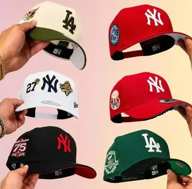 New Era MLB NY Yankees LA Dodgers Premium Vintage Baseball Cap – Adjustable 9FORTY 59FIFTY Curved Brim Snapback Hat, Embroidered Official Team Logo, Classic Urban Streetwear, Casual Everyday Wear, Outdoor Sports Lifestyle, Trending Tiktok USA 2026 Edition