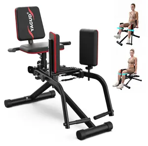 YAGUD 2-in-1 Hip Abductor and Adductor Machine, Inner and Outer Thigh Exercise Equipment, Leg Workout Machine for Home Gym